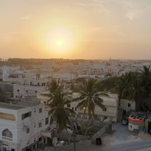 Taqah View Castle Sunset